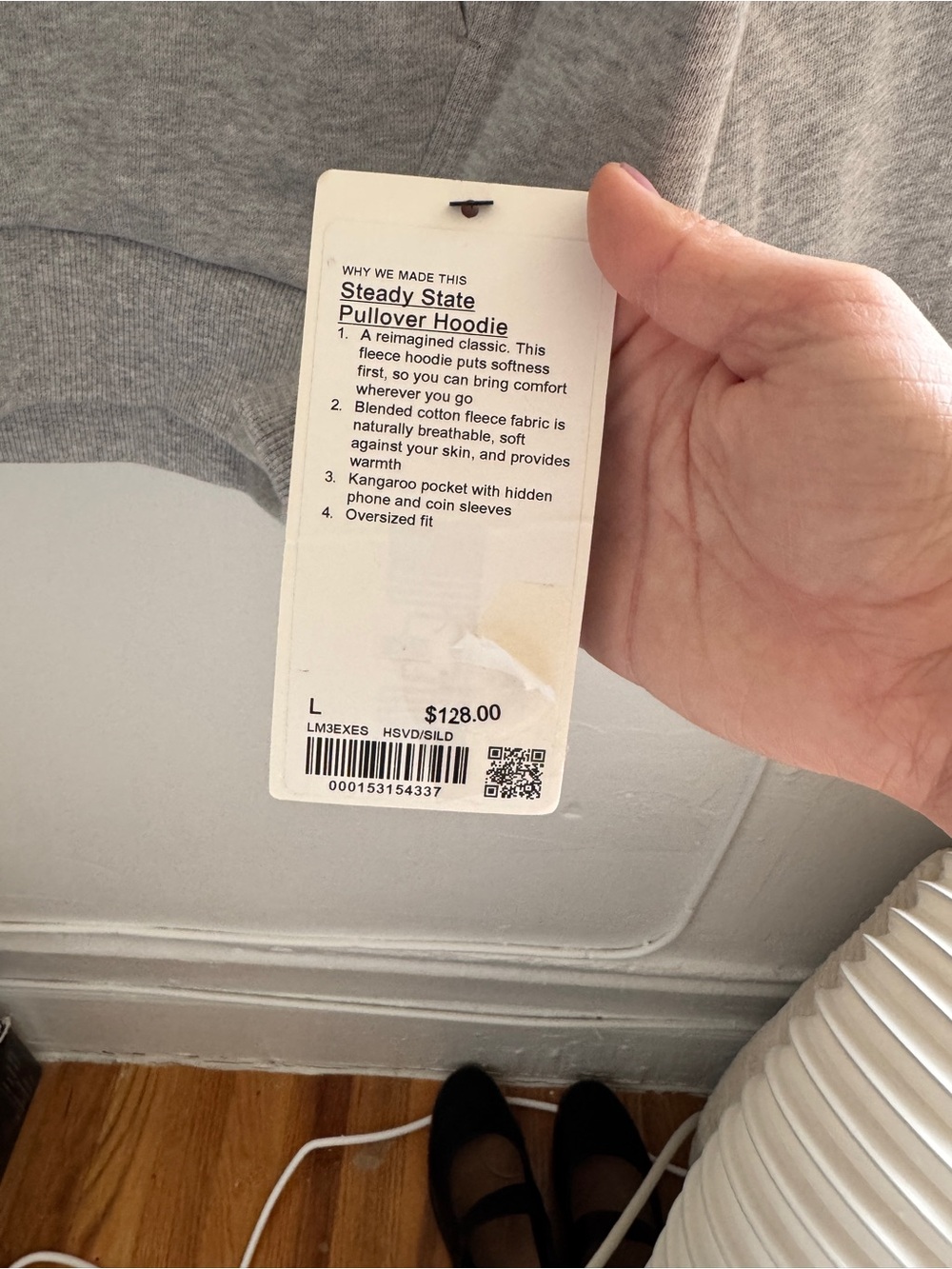 LG Light Gray Lululemon Hoodie - Picture 4 of 5